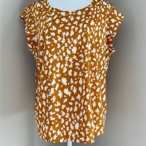 Maison d’ Amelie | Silky Abstract Patterned Blouse | Autumn | XL